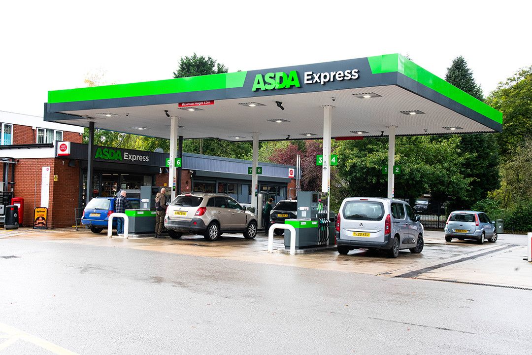 Extensive ASDA petrol station rebrand project delivered by Pearce Signs