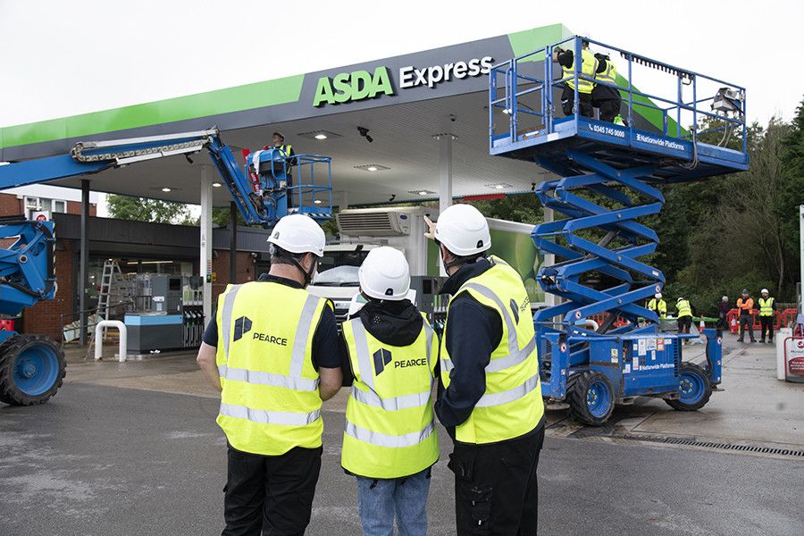 Extensive ASDA petrol station rebrand project delivered by Pearce Signs